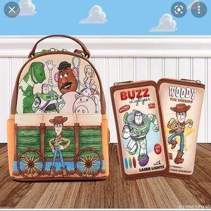 Toy story Anniversary backpack and wallet